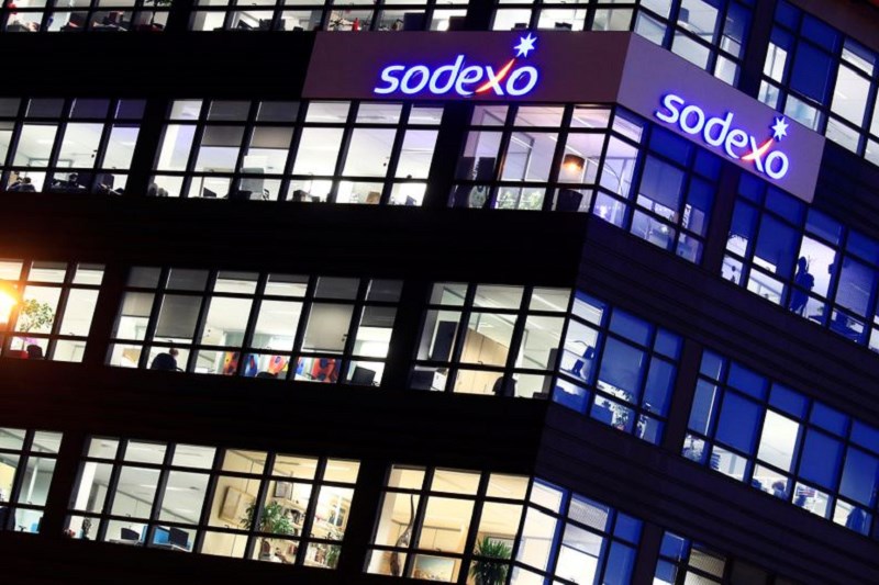 Sodexo misses estimates, shares fall